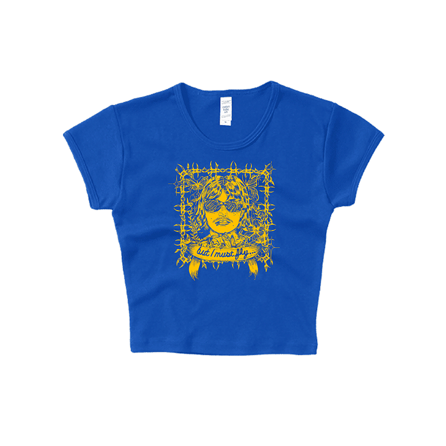 FLY BLUE "BABY TEE CROP"
