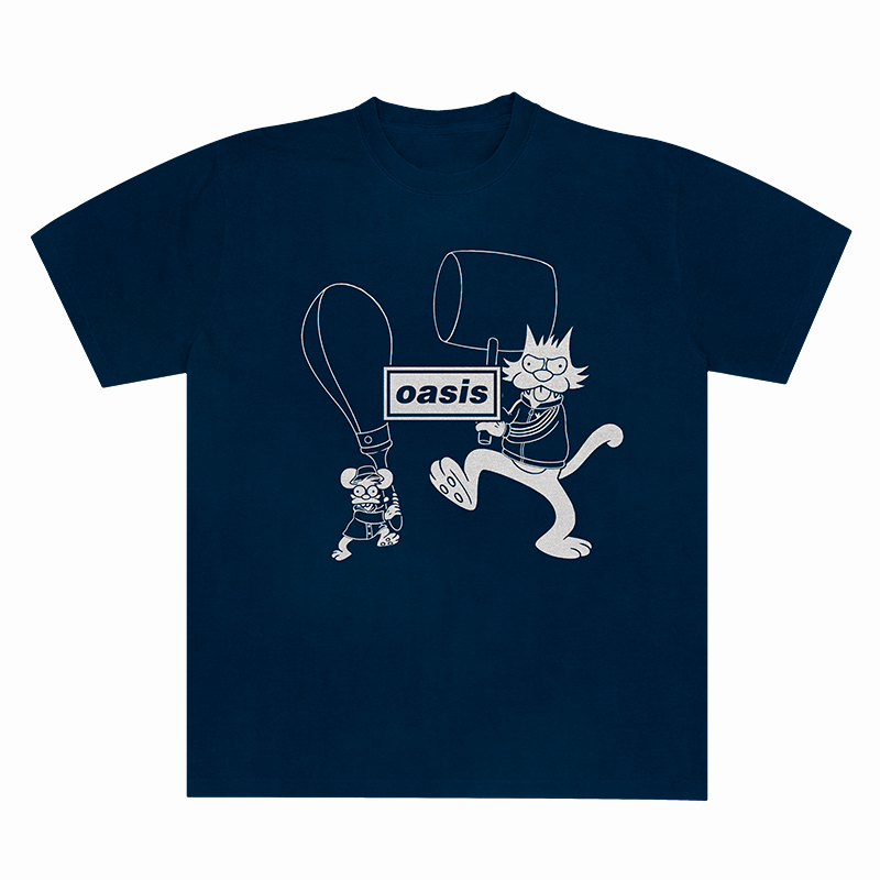 OASIS NAVY "T-SHIRT"