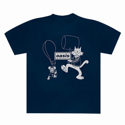 OASIS NAVY "T-SHIRT"